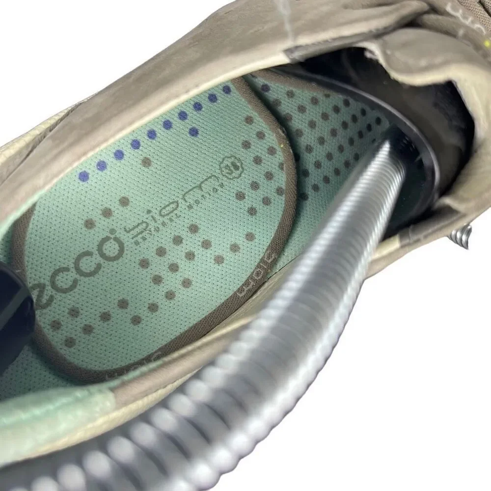 ECCO Shoes Biom Lite Tarmac Women’s Golf Sneakers Brown Green Suede Size 8